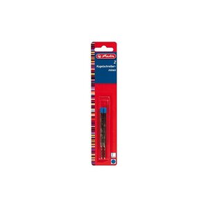 herlitz Recharge pour stylo à bille format pro  bleu