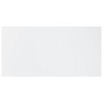 vidaXL Panneaux bibliothèque 8Pièces Blanc brillant 80x40x1 5cm Aggloméré