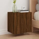 vidaXL Meubles TV muraux 2 Pièces chêne marron 40 5x30x40 cm