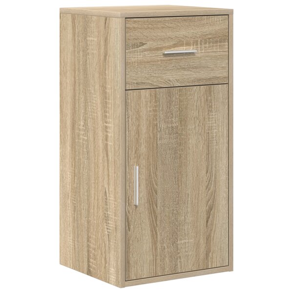 vidaXL Armoire de rangement en chêne Sonoma Chêne Sonoma MDF Moyenne