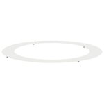 vidaXL Anneau d'arbre plat Blanc Ø90 / 120 cm Acier