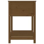 vidaXL Jardinière avec étagère Marron miel 82 5x54x81 cm Bois de pin