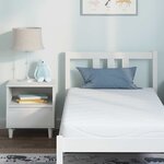 vidaXL Matelas Blanc 80 x 160 cm Mousse à mémoire de gel
