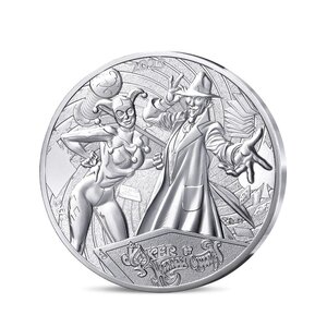 DC COMICS - Monnaie de 10€ Argent THE JOKER ET HARLEY QUINN