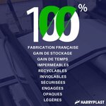 100 Enveloppes plastique opaques ECO 60 microns N°1 - 170x230mm