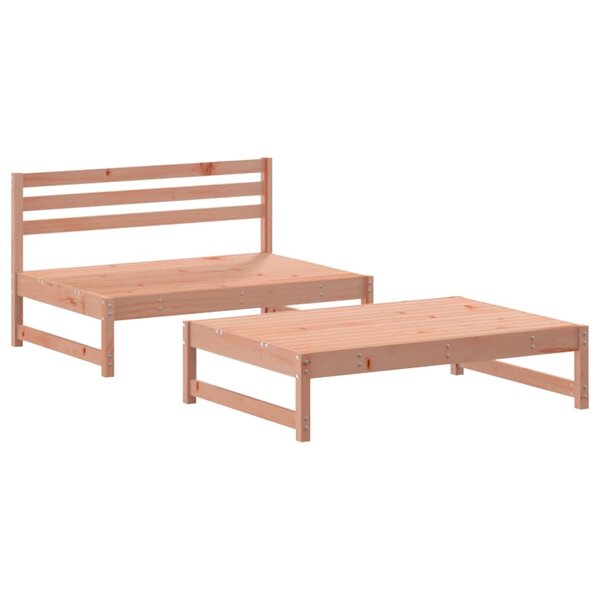 vidaXL Salon de jardin 2 Pièces bois massif douglas