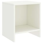 vidaXL Tables de chevet 2 Pièces Blanc 35x30x40 cm Bois de pin massif