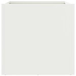 vidaXL Jardinière blanc 32x30x29 cm acier