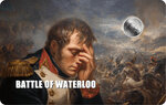 Monnaie BATTLE OF WATERLOO 1/500 Oz Platine 25$ Liberia 2026 (PRÉCOMMANDE)