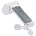 Store rétractable automatique vidaXL avec LED rouge 500x300 cm