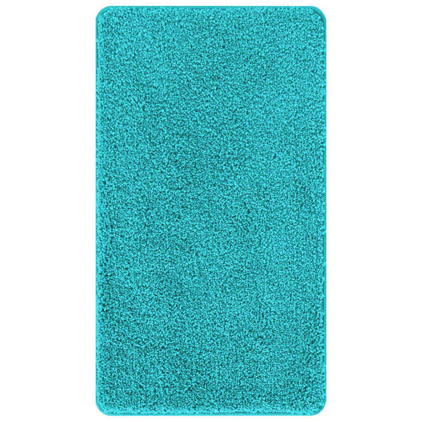 vidaXL Tapis de bain antidérapant Turquoise 70 x 120 cm PP