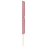 vidaXL Tête de lit Rose 180 cm Velours
