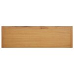 vidaXL Étagère à chaussures 114x37x45 cm Bois de chêne solide