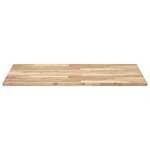 vidaXL Dessus de table rectangulaire 80x70x2 cm bois massif d'acacia