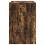 vidaXL Bureau Chêne fumé 102 x 50 x 75 cm Bois d'ingénierie