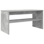 vidaXL Meuble TV Gris béton 80 x 35 x 40 cm Bois d'ingénierie