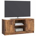 vidaXL Meuble TV Bois ancien 102 x 34 5 x 47 cm Bois d'ingénierie
