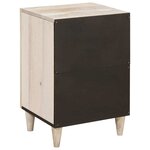 vidaXL Cabinet de salle de bain Montage mural Blanc 38 x 33.5 x 160 cm