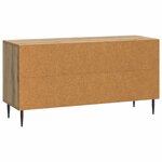 vidaXL Meuble TV 99 x 34 5 x 50 cm Chêne artisanal Bois d'ingénierie