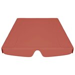 vidaXL Toit rechange balançoire terre cuite 188/168x145/110 cm