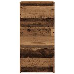 vidaXL Buffet vieux bois 37 5x35x76 cm bois d'ingénierie
