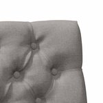 vidaXL Tête de lit capitonnée Taupe 100 cm Pin massif