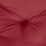 vidaXL Coussin de banc de jardin rouge bordeaux 200x50x7 cm