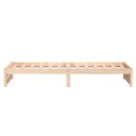 vidaXL Cadre de lit sans matelas bois massif 90x200 cm