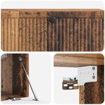 vidaXL Meuble TV mural Bois ancien 98 x 31 x 30 cm Bois d'ingénierie