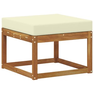 vidaXL Pouf d'Extérieur Bois d'Acacia Massif Naturel