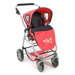Bayer Chic 2000 637-11 - La poussette pour poupées combinée 3 en 1 EMOTION "ALL IN" - Corail à pois