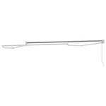 vidaXL Auvent Blanc 3 x 2 5 m Métal