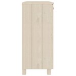 vidaXL Buffet HAMAR Marron miel 85x35x80 cm Bois massif de pin