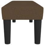 vidaXL Banc Marron foncé 100x30x30 cm Tissu
