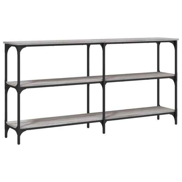 vidaXL Table console sonoma gris 150x29x75 cm bois d'ingénierie