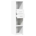 vidaXL Buffet haut blanc 30x42 5x124 cm bois d'ingénierie