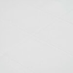 vidaXL Ensemble à manger d'extérieur 5Pièces Plastique Blanc Aspect rotin