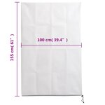 vidaXL Housses de protection pour plantes avec fermeture éclair 10 Pièces