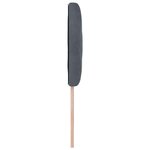 vidaXL Tête de lit LED style blocs de diamant gris foncé  100 cm en velours