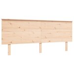 vidaXL Cadre de lit sans matelas bois massif