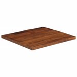 vidaXL Dessus de table 70x70x3 8 cm carré bois massif de récupération