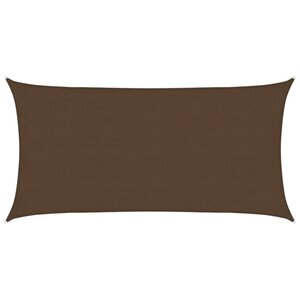 vidaXL Voile d'ombrage 160 g/m² Marron 4x7 m PEHD