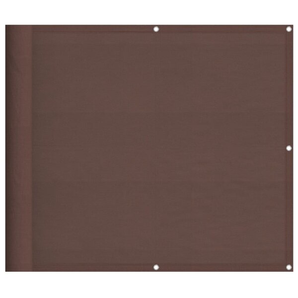 vidaXL Écran de balcon marron 90x800 cm 100  polyester oxford