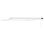 vidaXL Auvent Blanc 5 x 3 m Métal