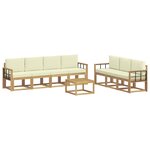 vidaXL Ensemble de canapés d'extérieur 7 pc