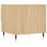 vidaXL Table basse chêne sonoma 50x46x50 cm bois d'ingénierie
