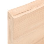 vidaXL Étagère murale 160x50x(2-6) cm bois de chêne massif non traité
