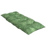 vidaXL Coussins de chaise à dossier haut lot de 4 modèle de feuille