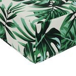 vidaXL Coussin de canapé d'extérieur 2 Pièces Motif feuille Polyester