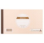 Carnet reçu 10 5 x 18 cm 50 feuillets autocopiants dupli LE DAUPHIN